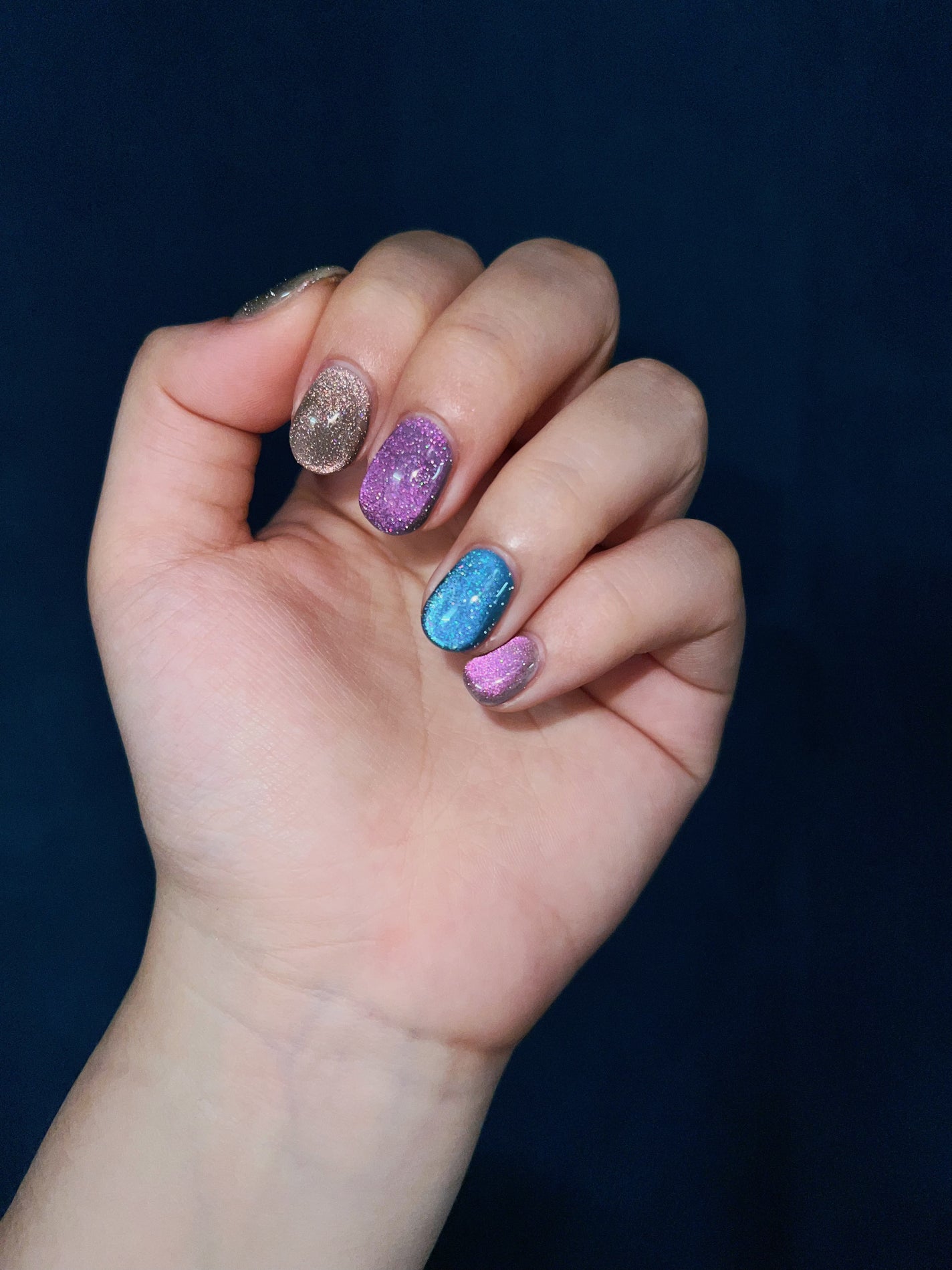 🍅Fega from 上海 on LIPS 「マグネットネイル💅#夏ネイル #マグネットネイル..」(2枚目)