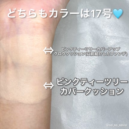 ピンクティーツリーカバークッション/APLIN/クッションファンデーションを使ったクチコミ(2枚目)