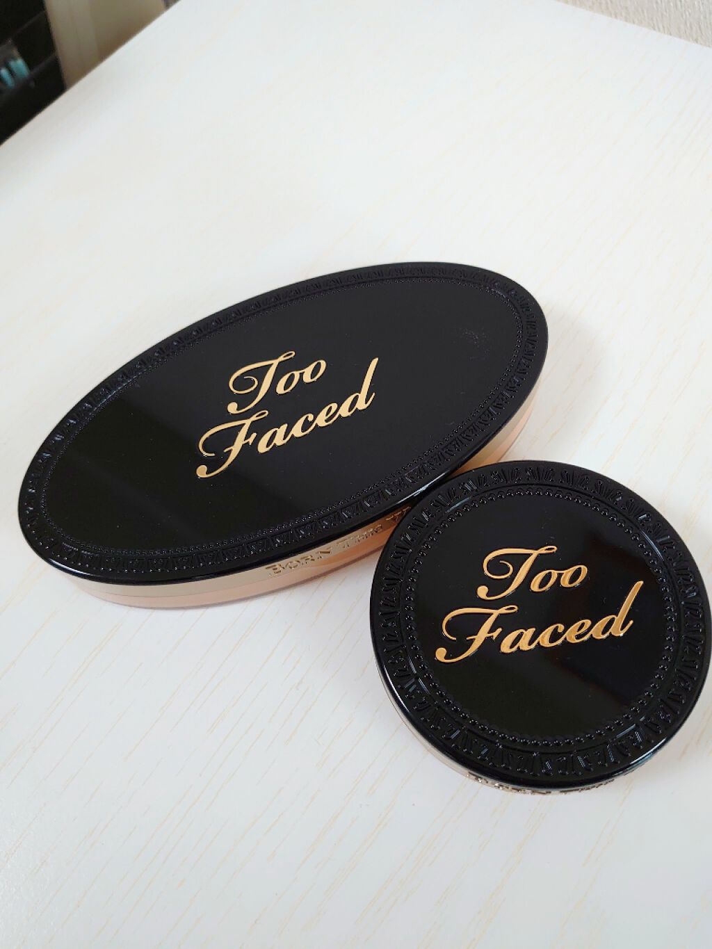 ボーン ディス ウェイ マルチユース コンプレクション パウダー/Too Faced/パウダーファンデーションを使ったクチコミ(1枚目)