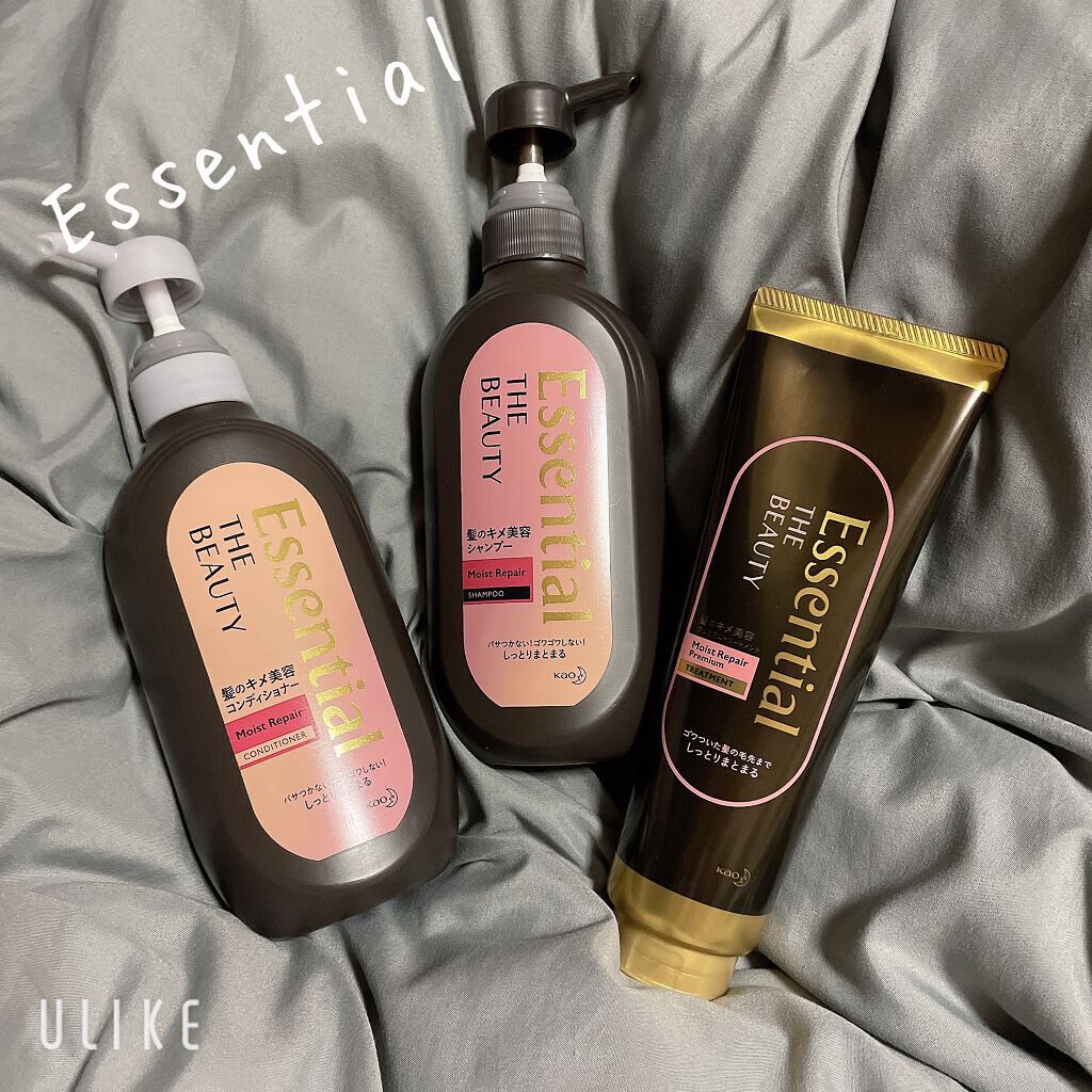 THE BEAUTY 髪のキメ美容プレミアムトリートメント<モイストリペアプレミアム>/エッセンシャル/洗い流すヘアトリートメントを使ったクチコミ(1枚目)