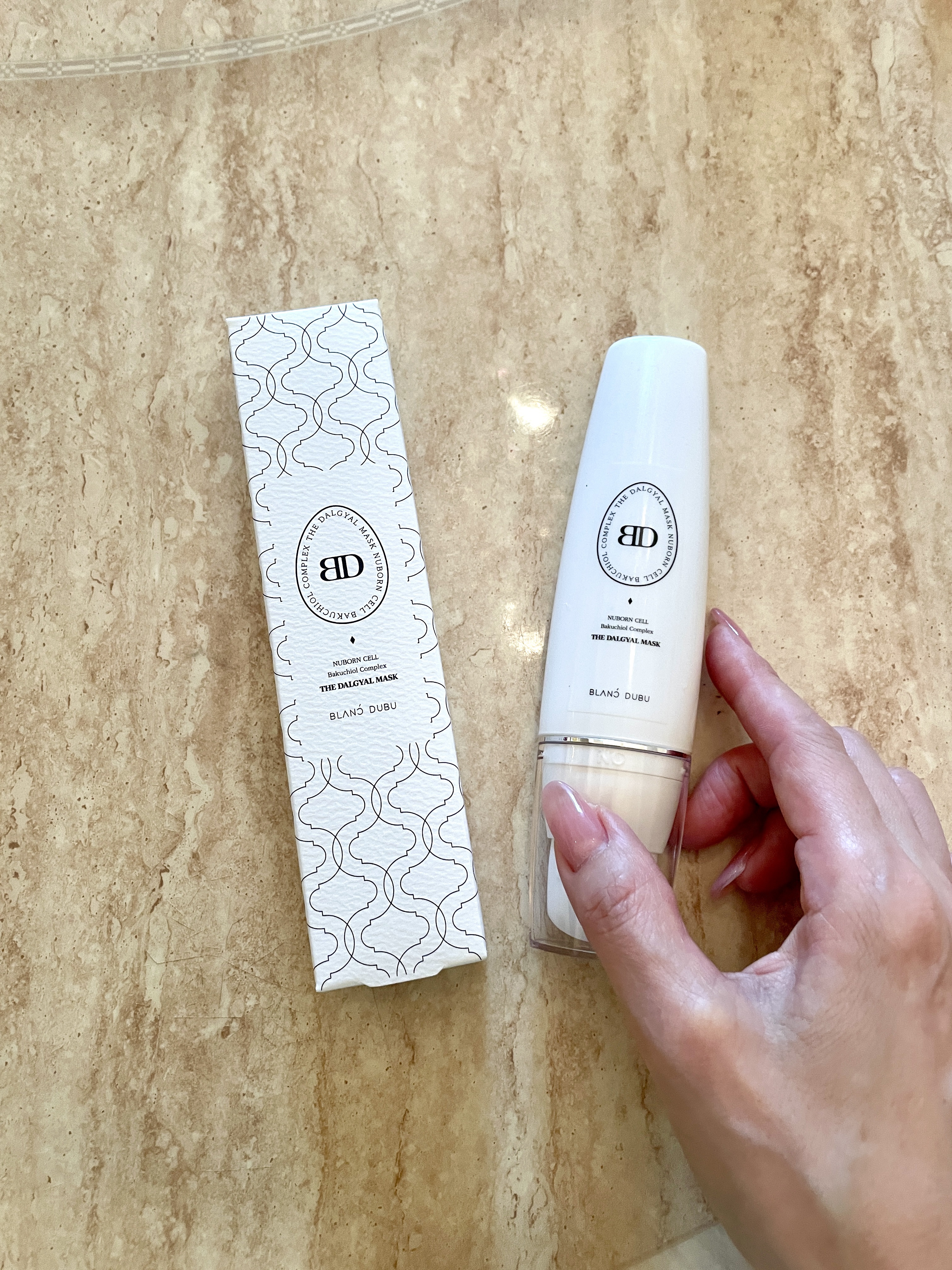 [ブランドゥブ] ヌボンセル バクチオールコンプレックスエッグマスク/BLANC DUBU/ピーリングを使ったクチコミ（1枚目）