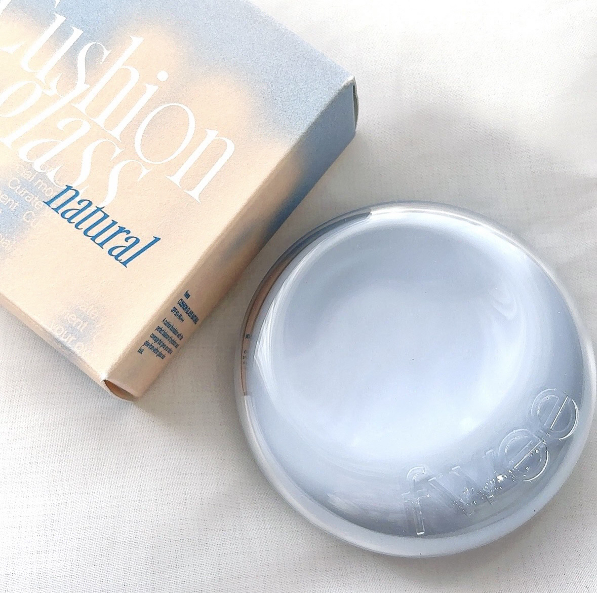 フィー クッションガラス ナチュラル/fwee/クッションファンデーションを使ったクチコミ（2枚目）