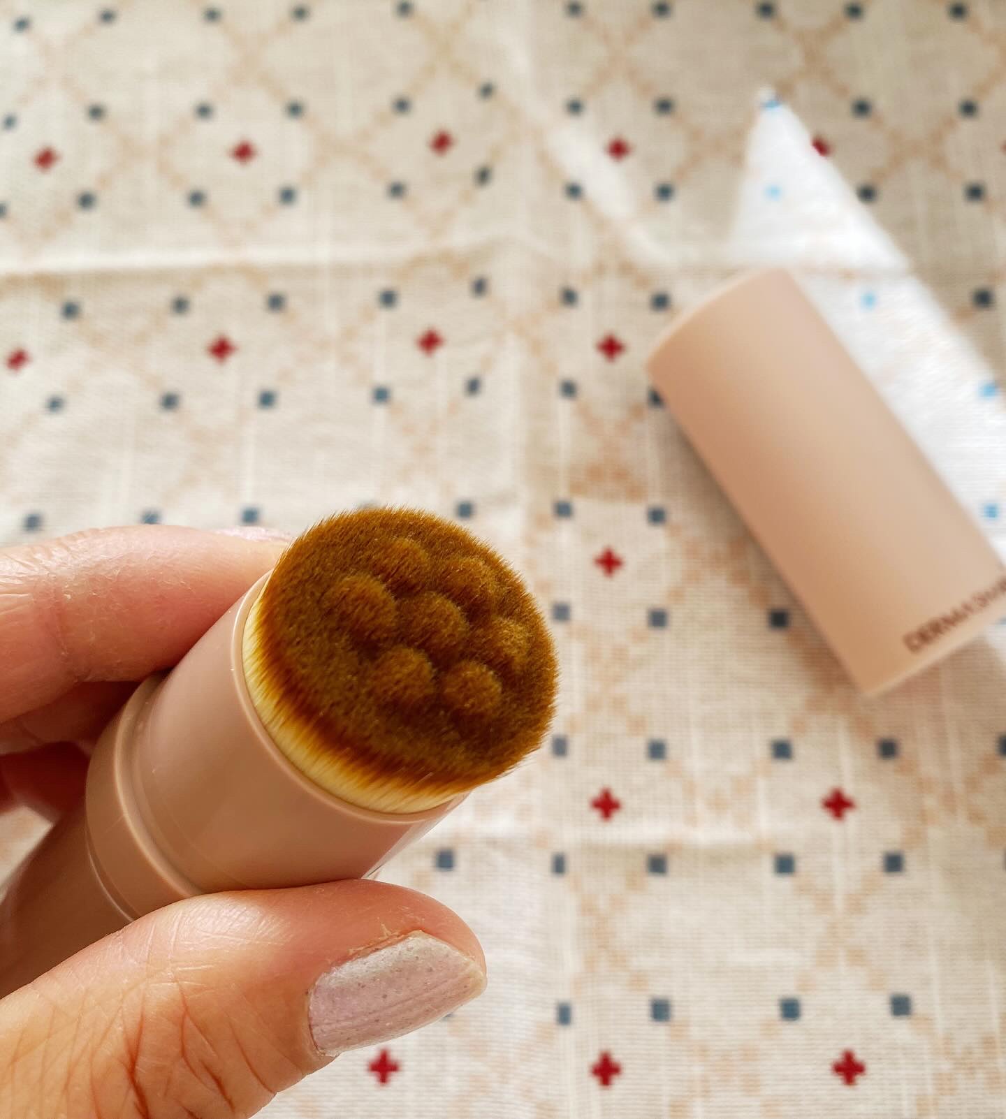 ヴィーガンナチュラルカバースティックファンデーション/DERMASHARE/その他ファンデーションを使ったクチコミ（3枚目）