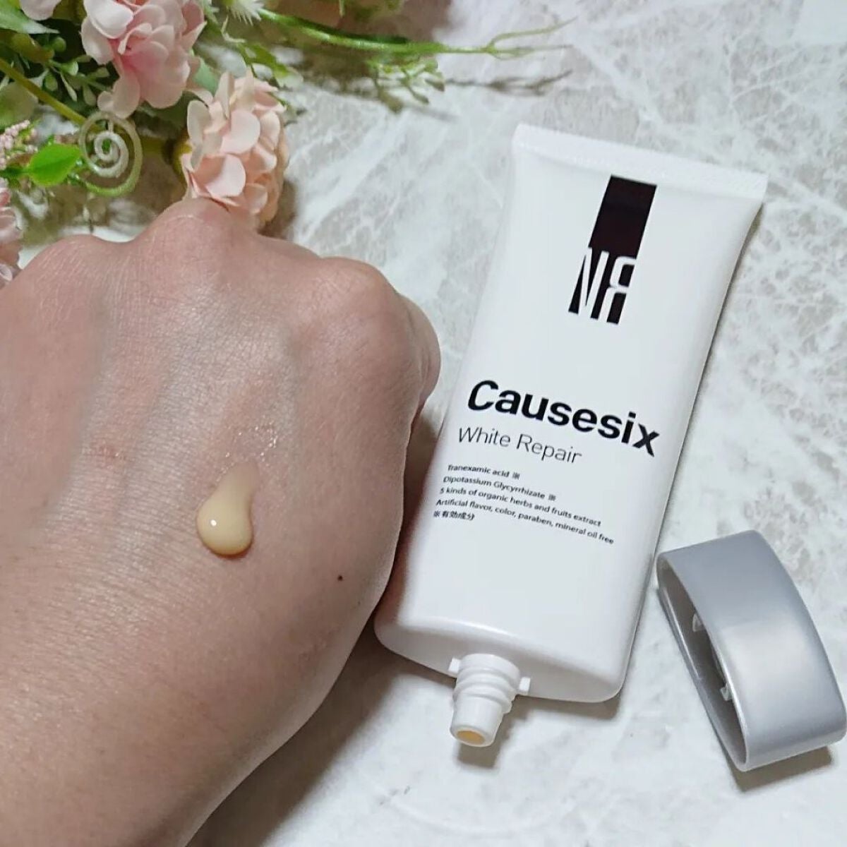 コーズシックス ホワイトリペア/NR SHOP/オールインワン化粧品を使ったクチコミ(4枚目)