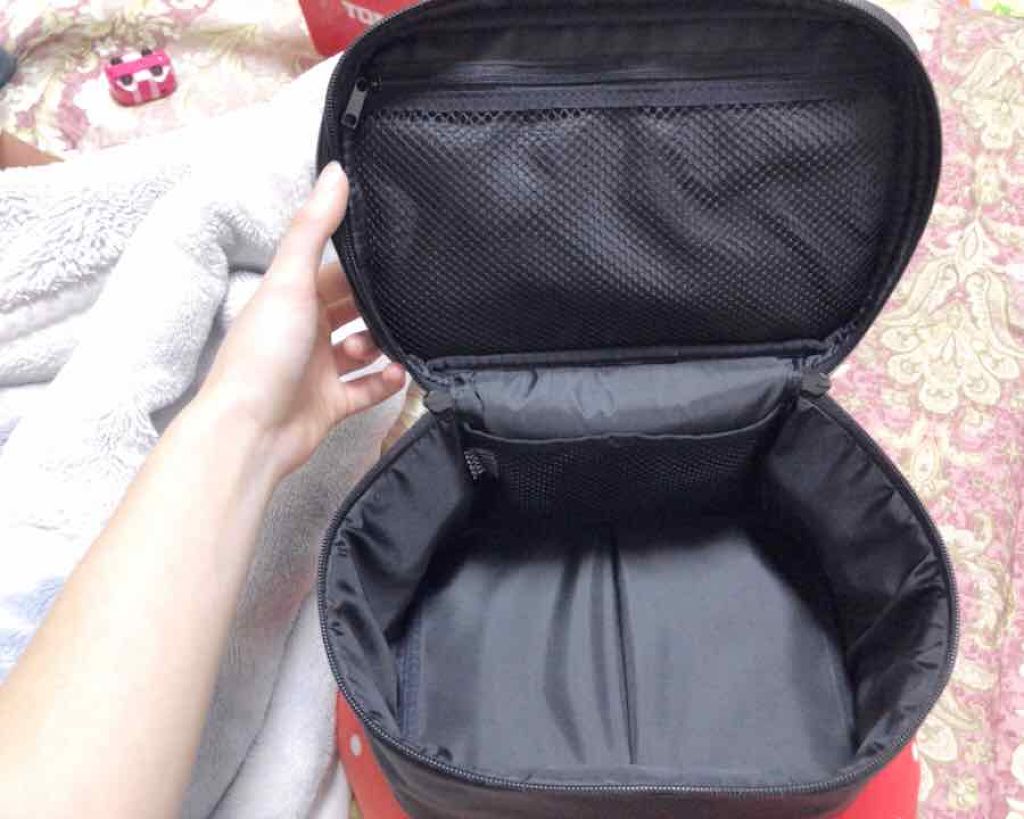 ナイロンメイクボックス・Ｍ/無印良品/化粧ポーチを使ったクチコミ（2枚目）