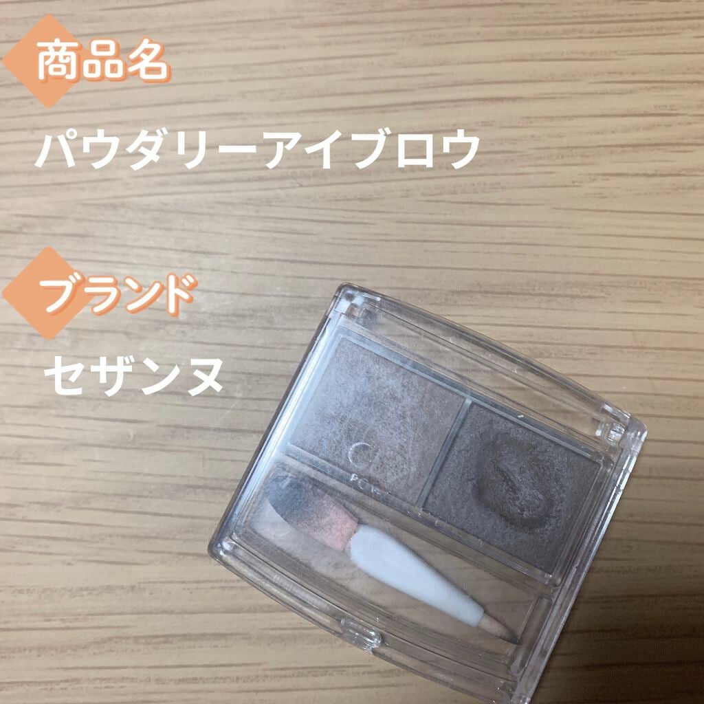 パウダーアイブロウR/CEZANNE/パウダーアイブロウを使ったクチコミ(1枚目)