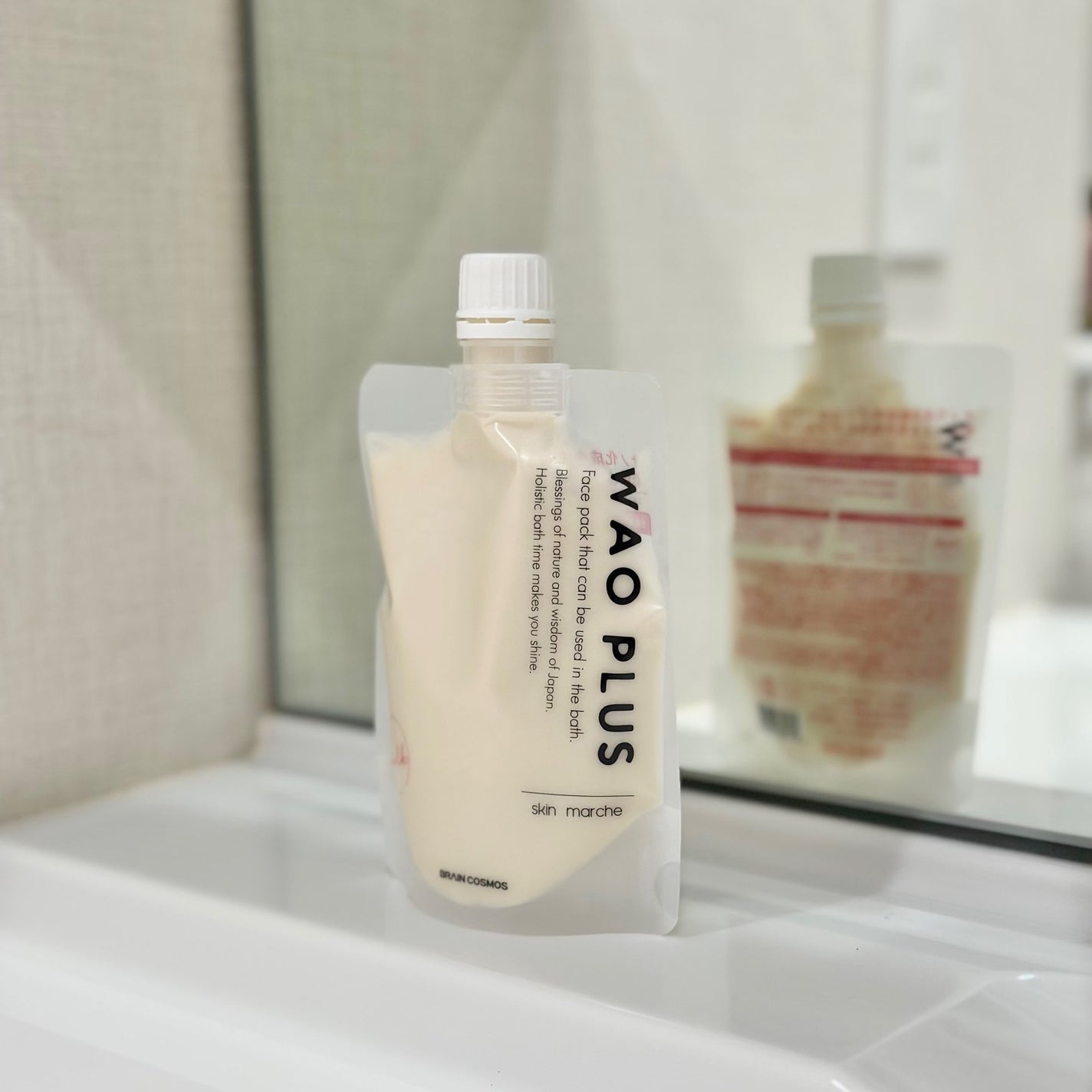 skinmarche WAOPLUS プラントベースミルクブースターマスク/ブレーンコスモス/洗い流すパック・マスクを使ったクチコミ(1枚目)