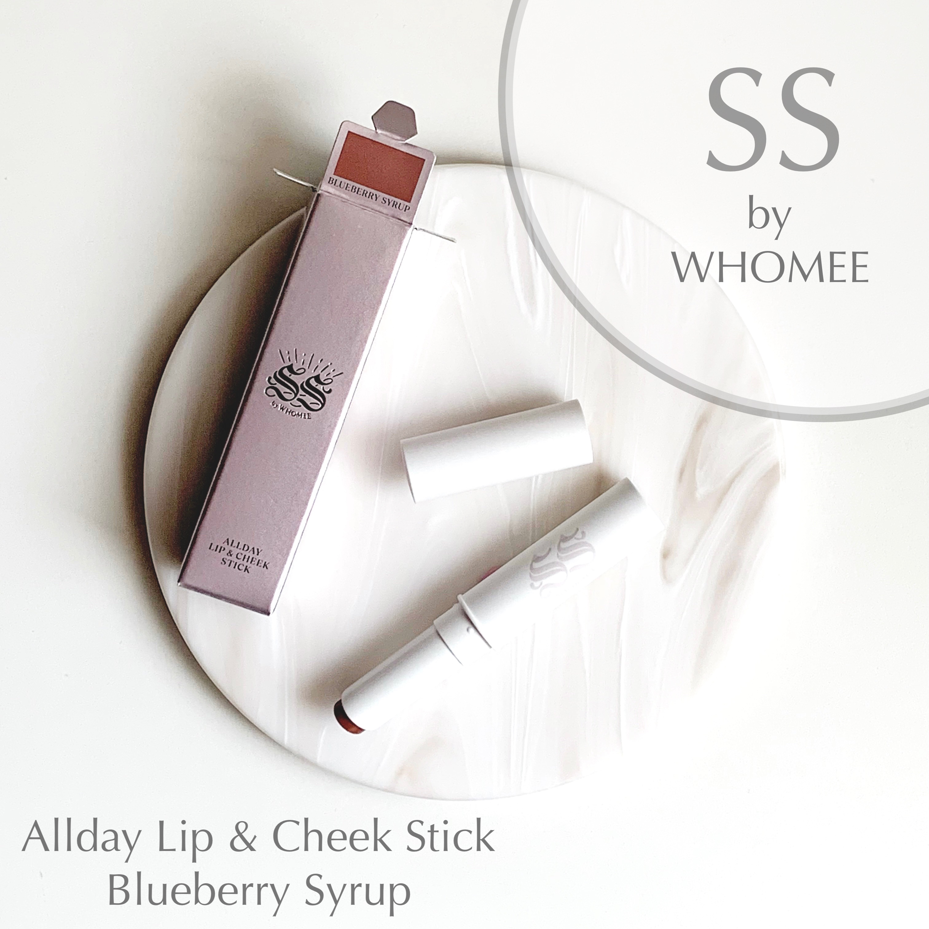 オールデイリップ＆チークスティック/SS by WHOMEE/口紅を使ったクチコミ（1枚目）