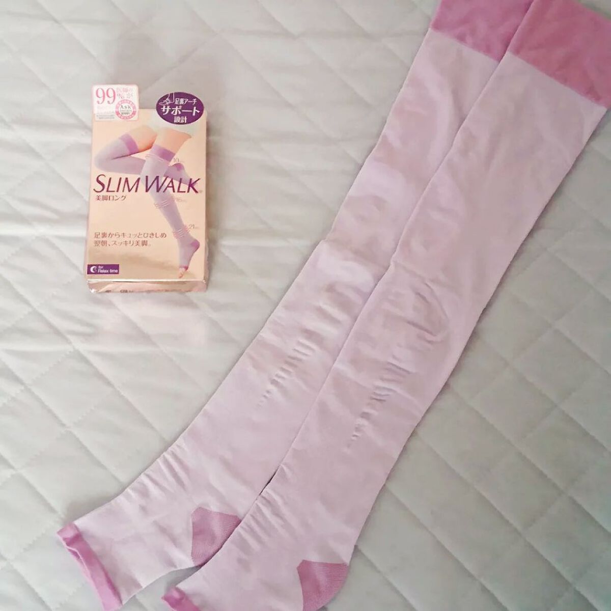 美脚ロング/SLIMWALK/着圧ソックス・レギンスを使ったクチコミ(3枚目)