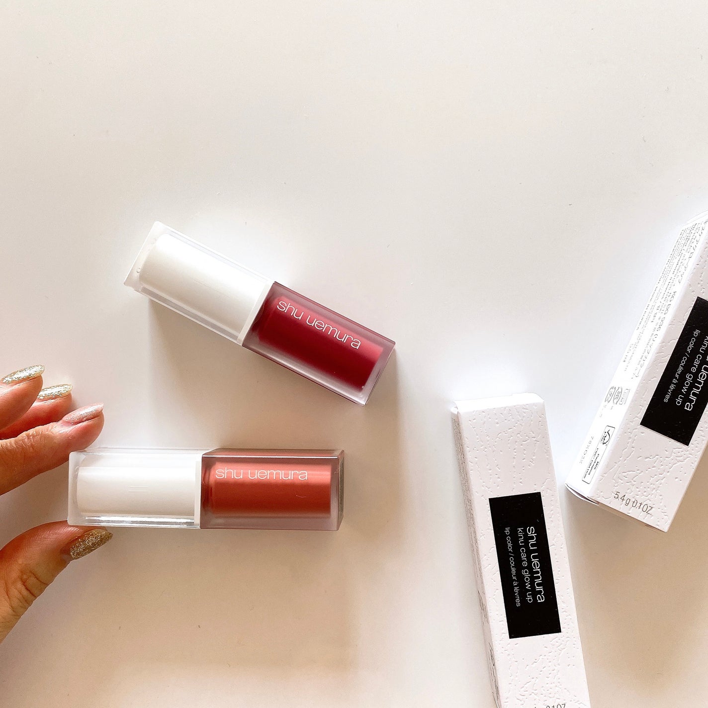 キヌケアグローアップ/shu uemura/口紅を使ったクチコミ(4枚目)