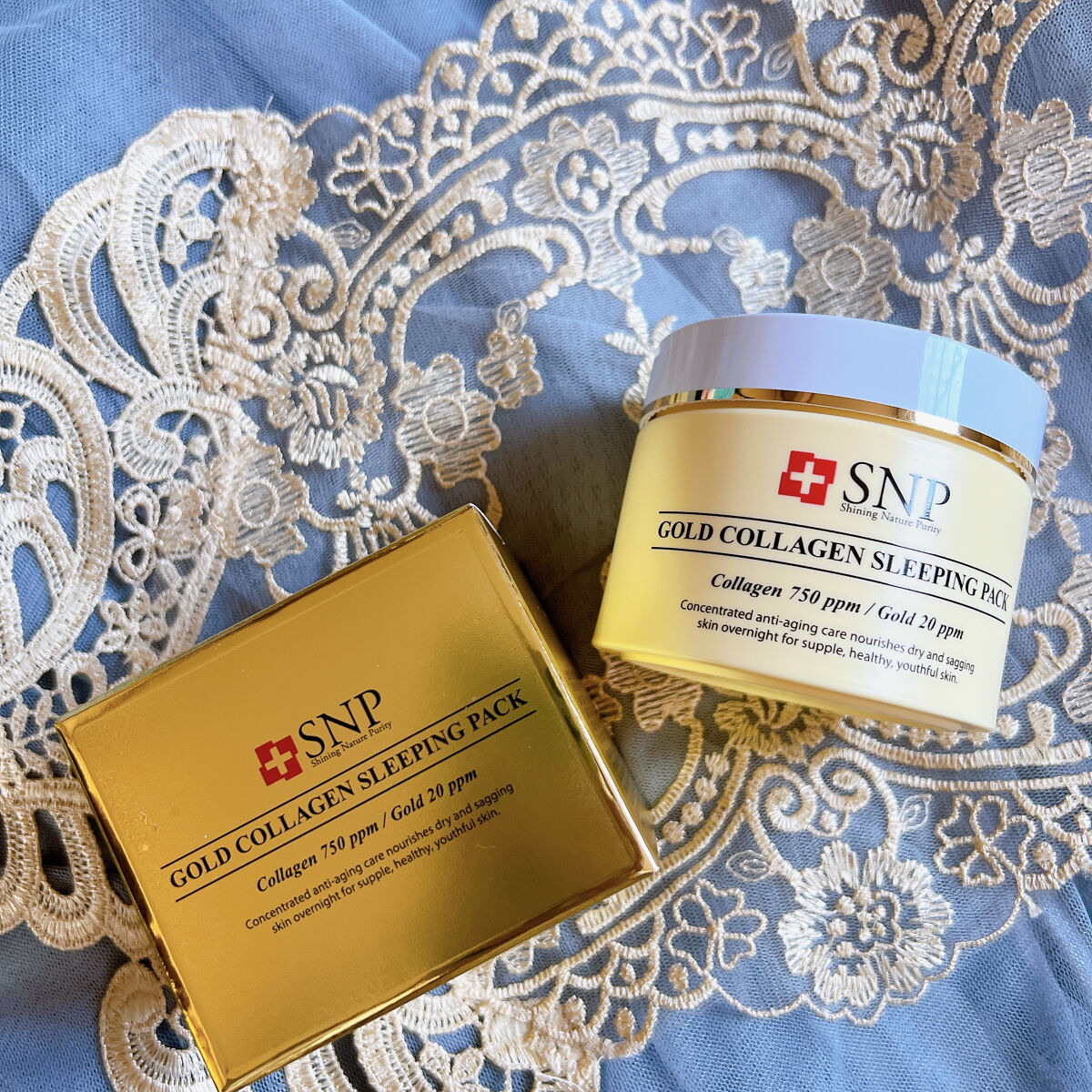 GOLD COLLAGEN DUAL EYE PATCH/SNP/アイケア・アイクリームを使ったクチコミ（2枚目）