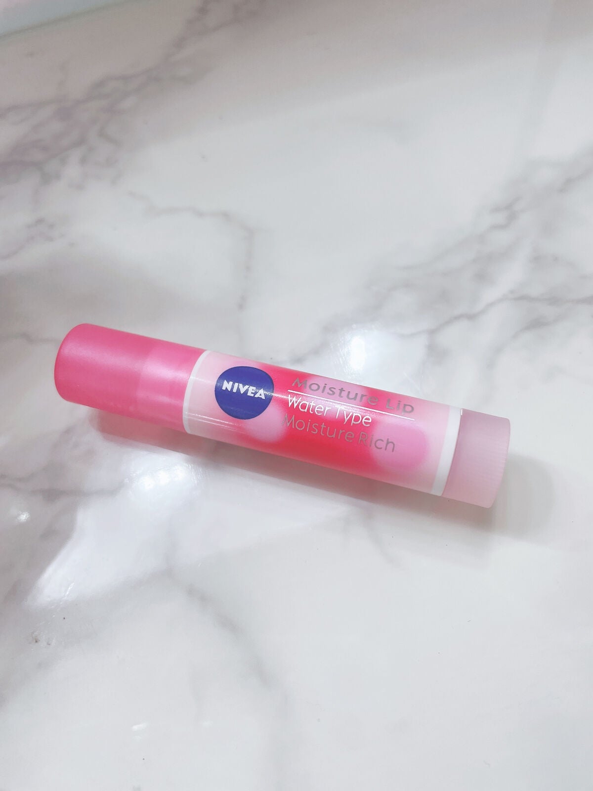 ニベア モイスチャーリップ ウォータータイプ モイスチャーリッチ/ニベア/リップクリームを使ったクチコミ(1枚目)