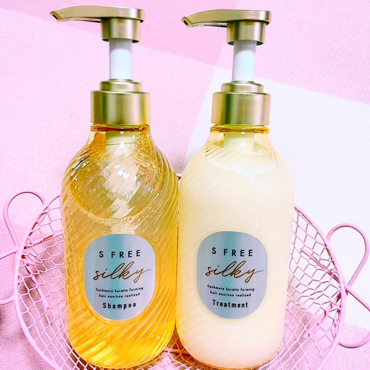 シャンプー シルキースムース／トリートメント シルキースムース /S FREE/市販シャンプーを使ったクチコミ（1枚目）