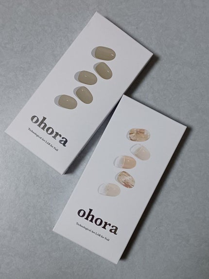 セミキュアジェルネイル(ハンド)/ohora/ネイルシールを使ったクチコミ(2枚目)