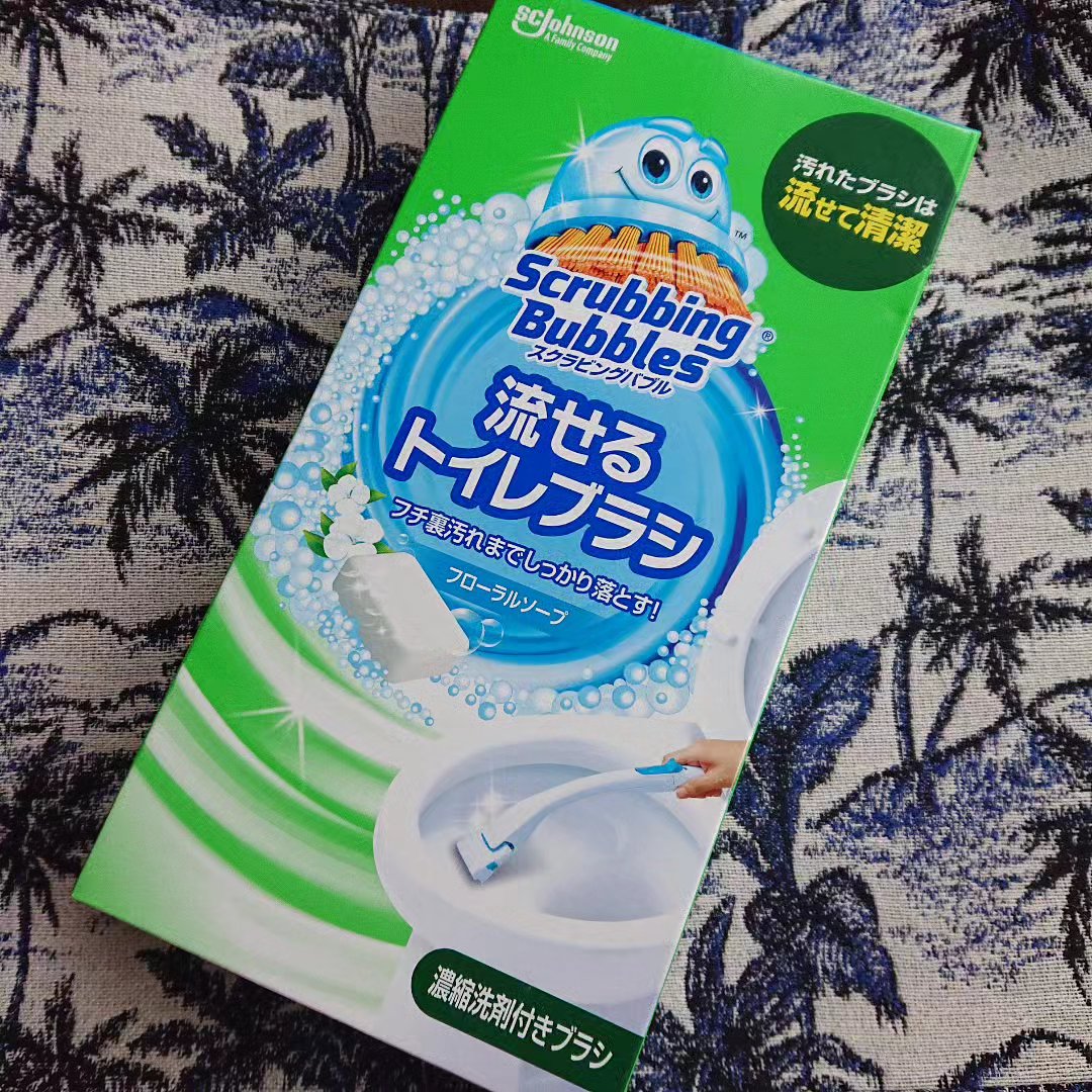 スクラビングバブル 流せるトイレブラシ/ジョンソン/その他を使ったクチコミ（2枚目）