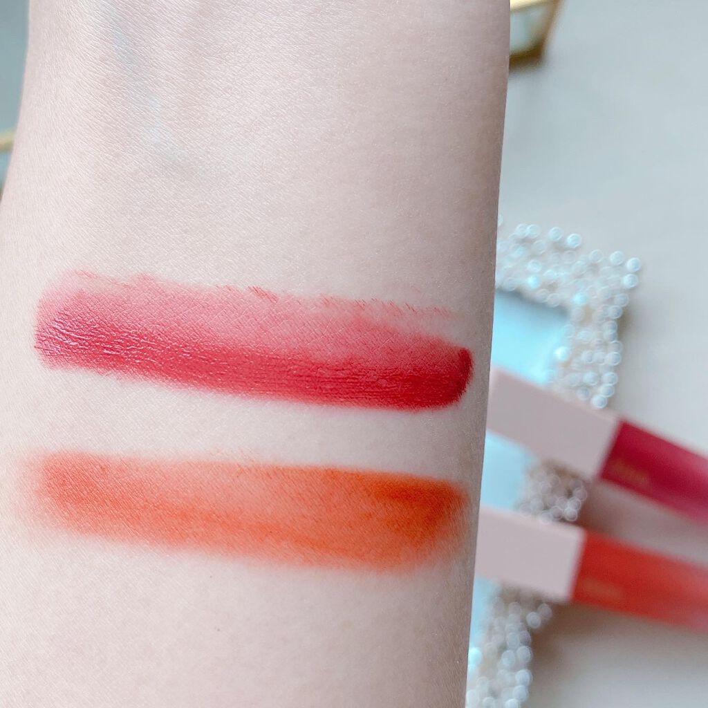 シアーマットリキッドリップ/thim/口紅を使ったクチコミ(7枚目)