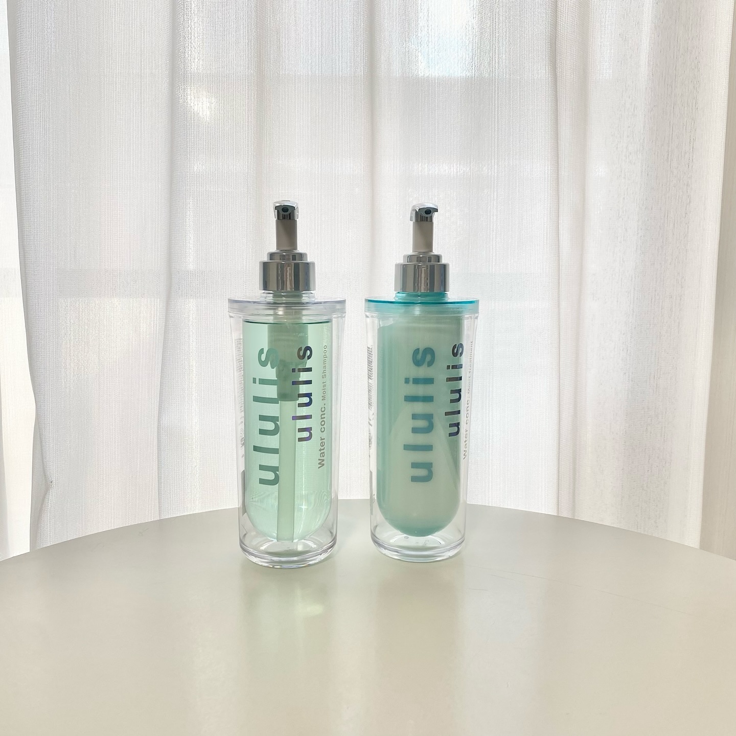 ✿ウルリス　ウォーターコンク　モイストシャンプー/ヘアトリートメント ✿

美容水から生まれたシャンプー、トリートメントです！

みずみずしい可愛いブルー🩵のパッケージですごく綺麗！

シャンプーはスウィートサボンの香り、
トリートメント