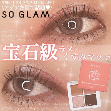 プチポケットアイシャドウパレット/SO GLAM/アイシャドウパレットを使ったクチコミ（1枚目）