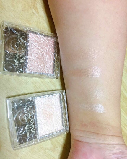 パールグロウハイライト/CEZANNE/パウダーハイライトを使ったクチコミ(4枚目)