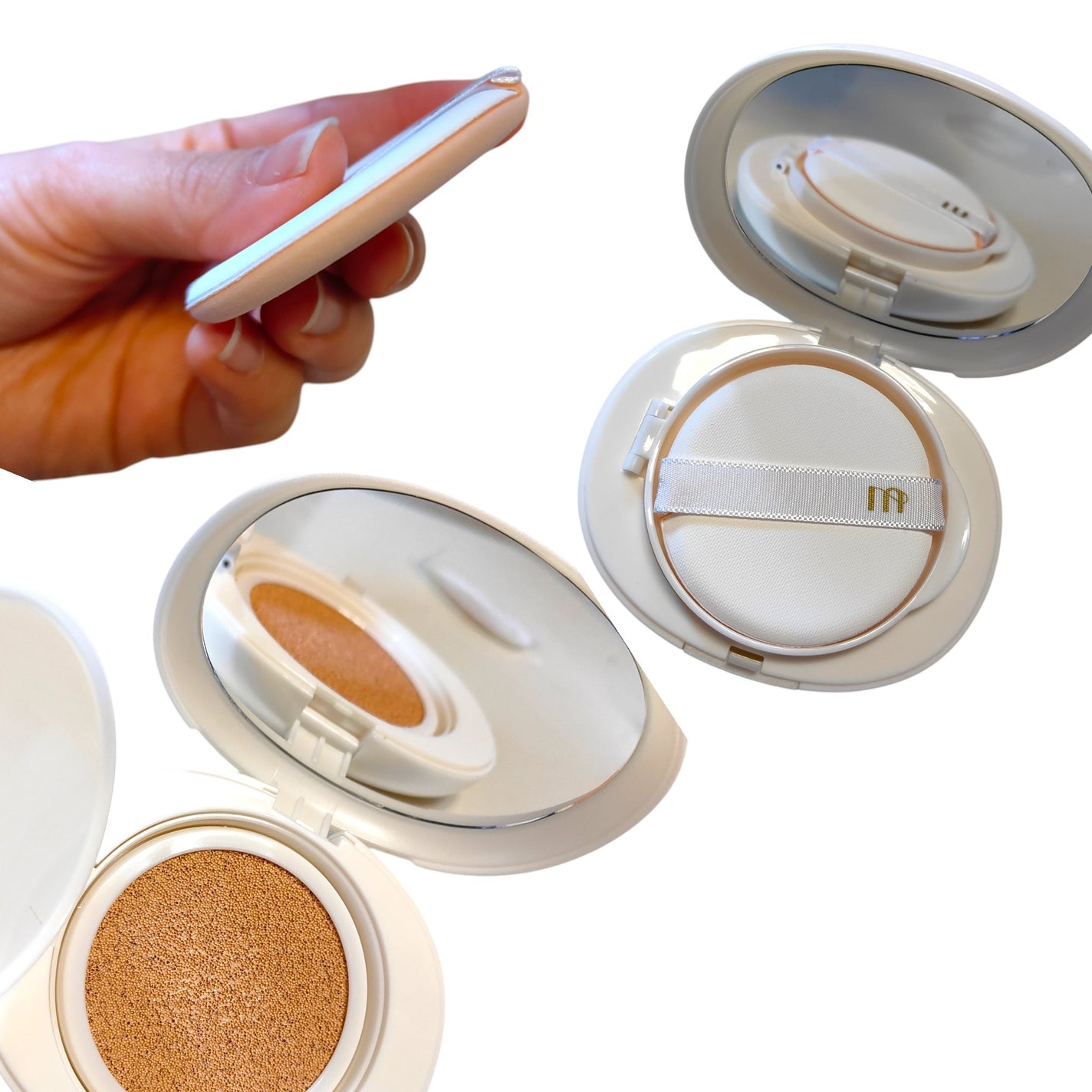 オールデイスキンフィットパールグロウクッション/Milk Touch/クッションファンデーションを使ったクチコミ(2枚目)