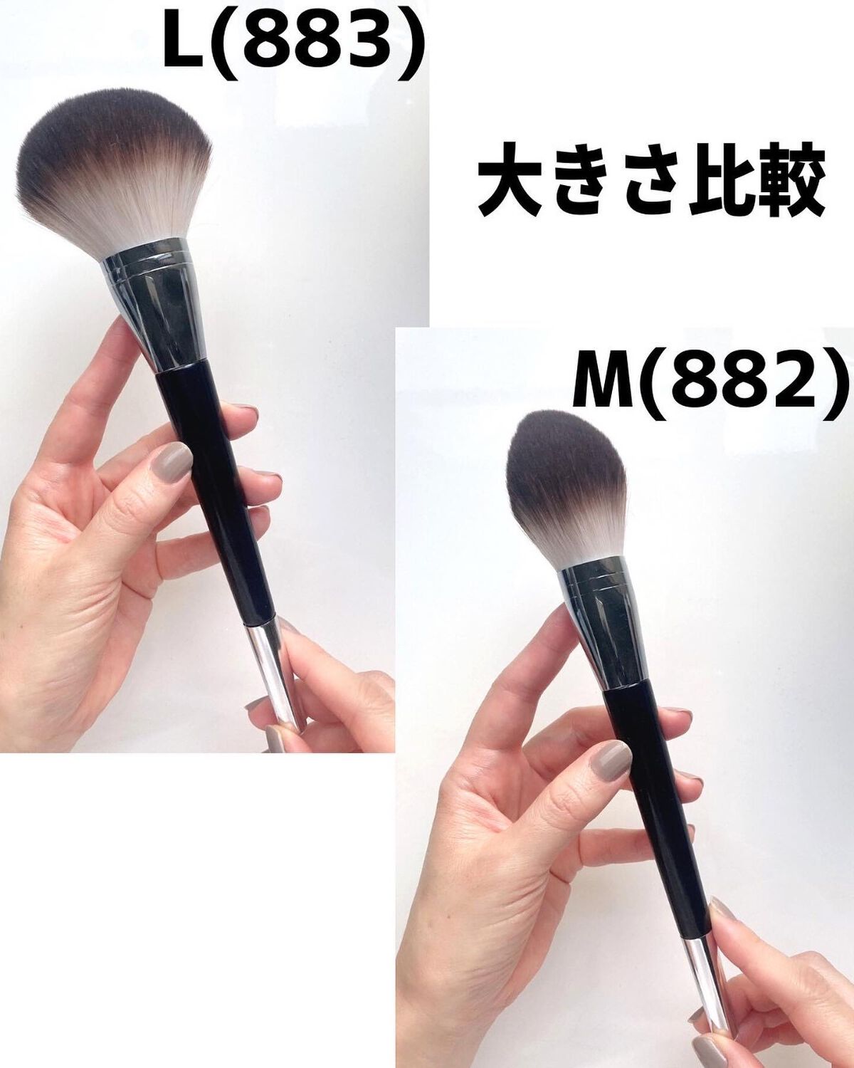 Sシルキーパウダーブラシ (M)882/fillimilli/メイクブラシを使ったクチコミ(4枚目)