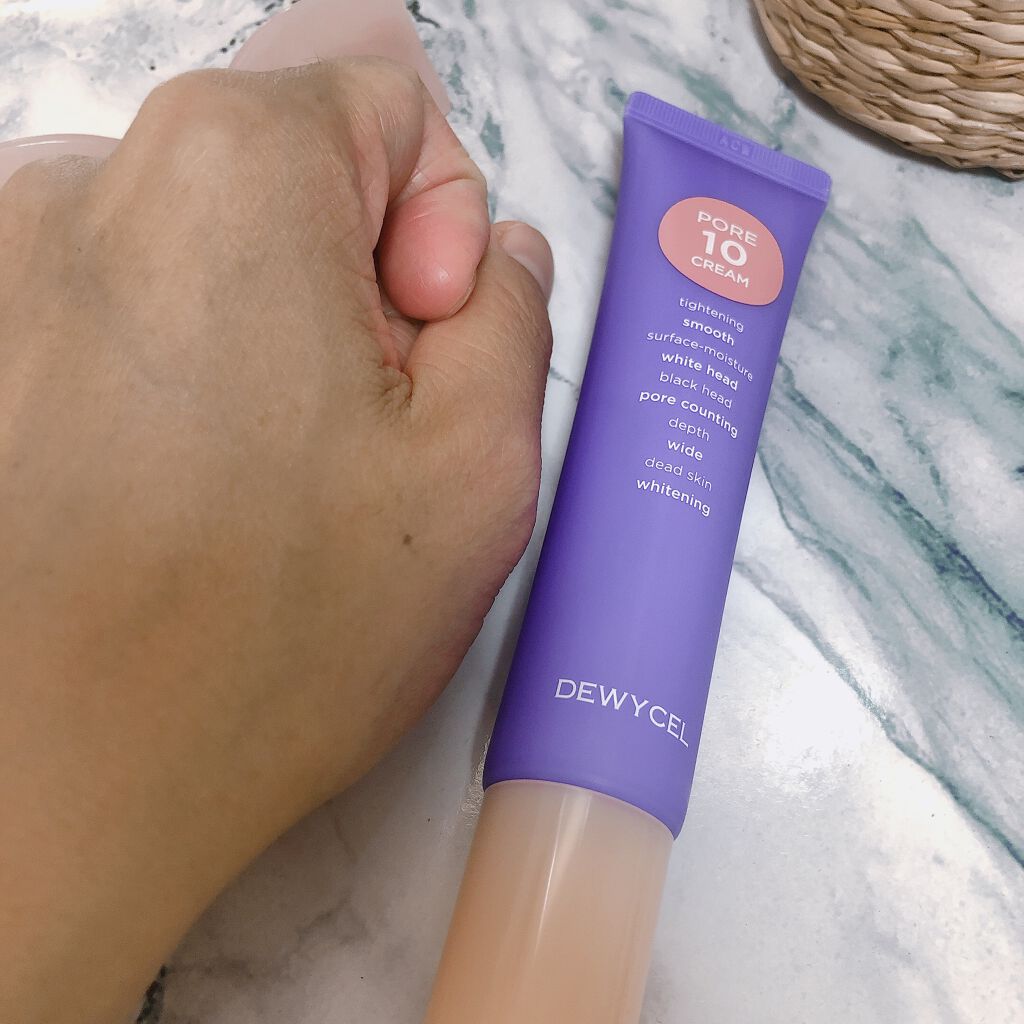ポアーテンクリーム/DEWYCEL/化粧下地を使ったクチコミ(3枚目)
