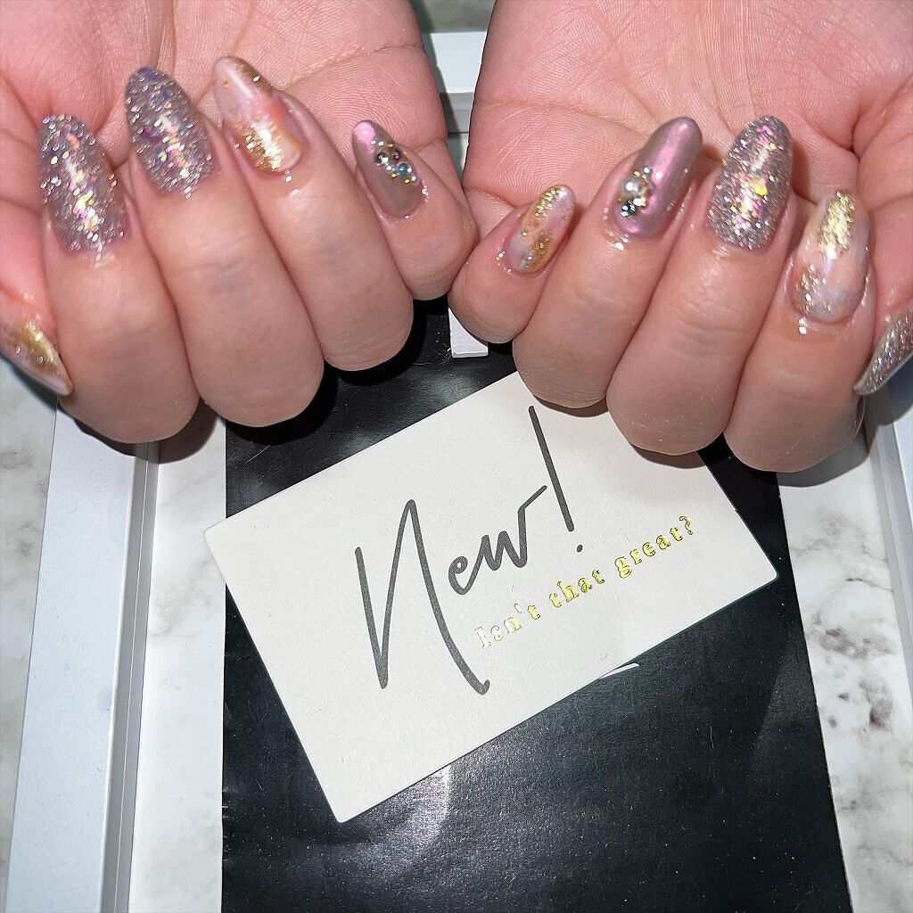 cst on LIPS 「#glitternails#gloss#✨#秋ネイル#秋冬ネイ..」(3枚目)