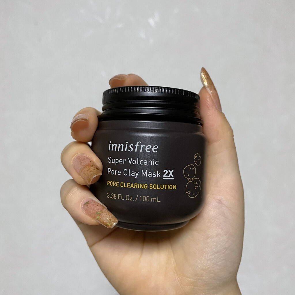 スーパーヴォルカニック　ポア　クレイマスク/innisfree/洗い流すパック・マスクを使ったクチコミ（1枚目）