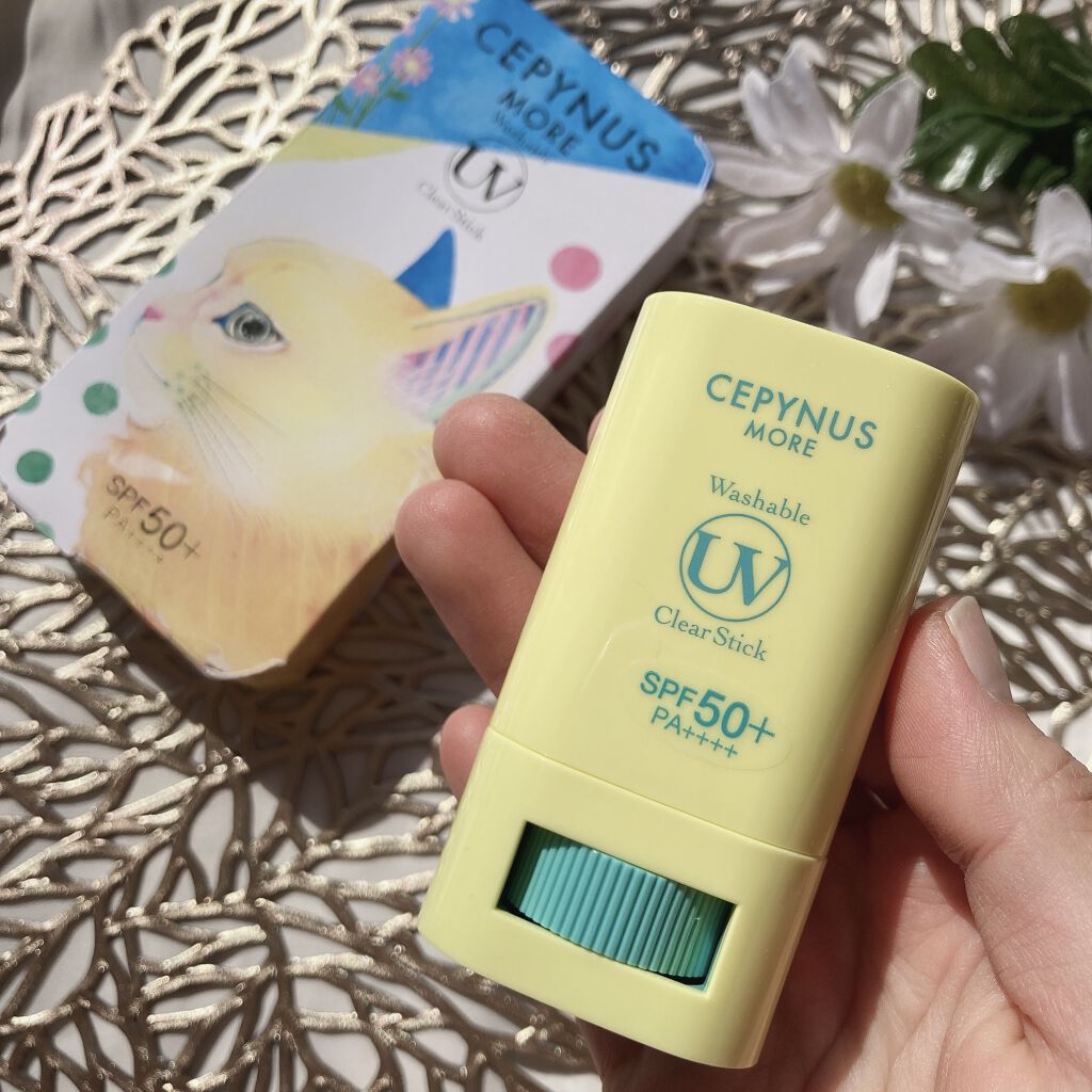 ウォッシャブル UV クリアスティック/CEPYNUS MORE(セピナス モア)/日焼け止めスティックを使ったクチコミ（3枚目）