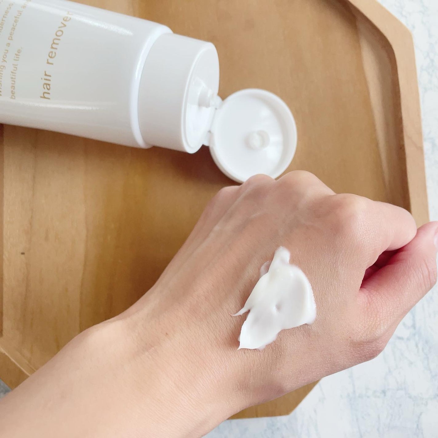 パイナップル豆乳除毛クリーム/鈴木ハーブ研究所/除毛クリームを使ったクチコミ(4枚目)