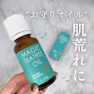 ブラン　マジックティーツリーオイル　20ml

✍🏻商品の特徴
・*5倍高濃縮ティーツリー成分(*整肌成分)で肌荒れ予防。
→顔全体ではなく、肌荒れ部位、スポットケアに使えます◎



突然の肌荒れに、