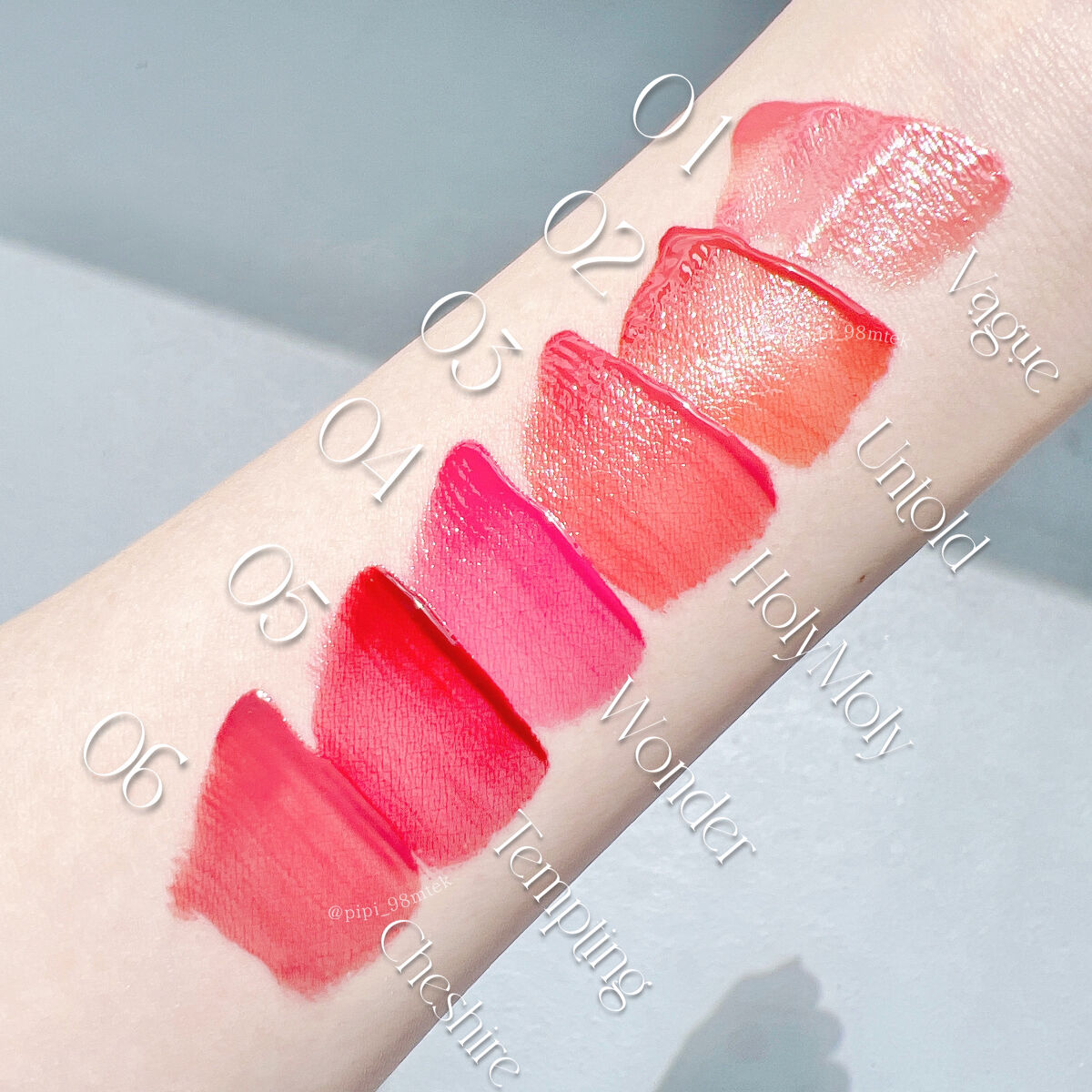 アイシーグロウティント/MUZIGAE MANSION/口紅を使ったクチコミ（3枚目）