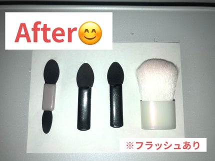 パフ・スポンジ専用洗剤/DAISO/その他化粧小物を使ったクチコミ(4枚目)