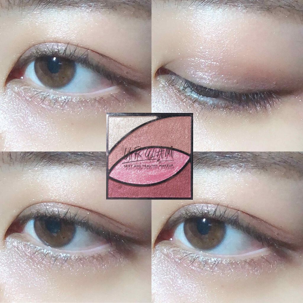 UR GLAM VELVET EYE COLOR PALETTE/U R GLAM/アイシャドウパレットを使ったクチコミ(1枚目)