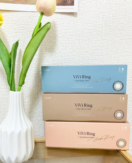 ViVi Ring 1day/OLENS/ワンデー(1DAY)カラコンを使ったクチコミ(5枚目)