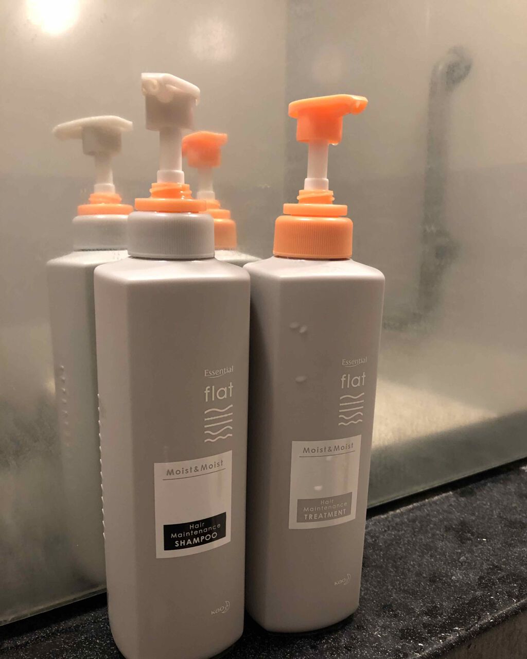 くせ・うねりメンテナンスシャンプー＆トリートメント（モイスト＆モイスト）/エッセンシャル flat/シャンプー・コンディショナーを使ったクチコミ（1枚目）