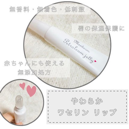 ワセリンリップ/メンターム/リップクリームを使ったクチコミ(1枚目)