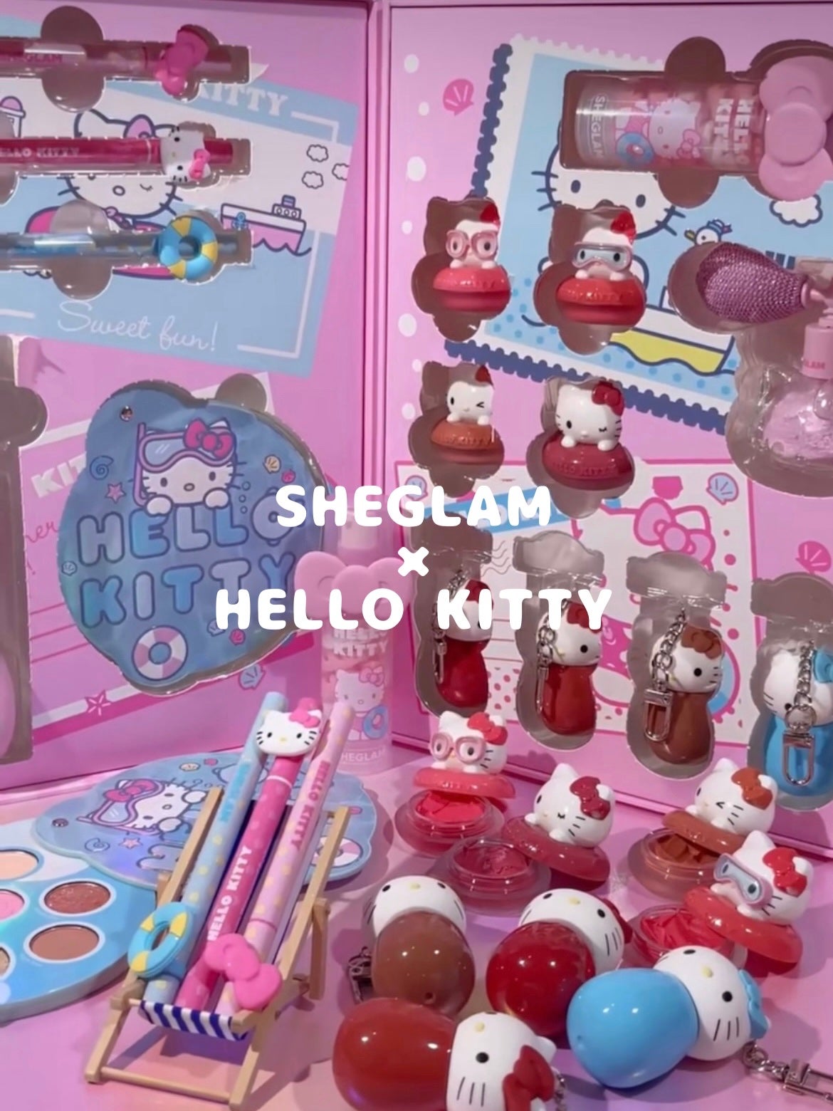 なな on LIPS 「sheglamとキティちゃんのコラボコスメミ・◦・ミ🎀どれも可..」(1枚目)