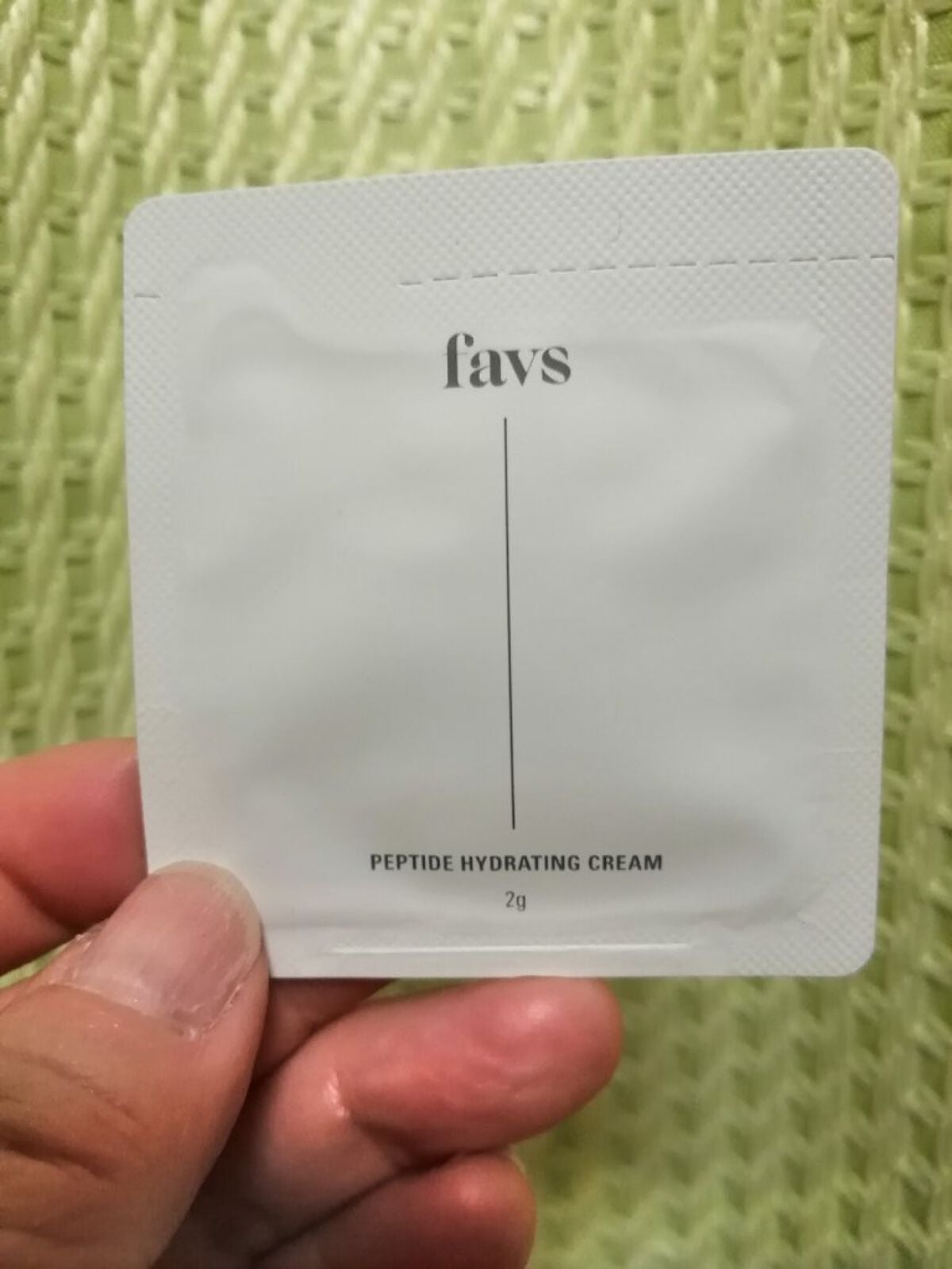 ペプチドハイドレーティングクリーム/favs/フェイスクリームを使ったクチコミ(1枚目)