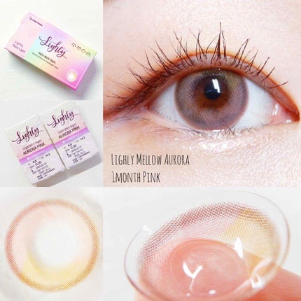 THEPIEL Lighly Mellow Aurora 1monthのクチコミ「 #カラコンレポ
#THEPIEL @the_piel 
#LighlyMellowA.....」(2枚目)