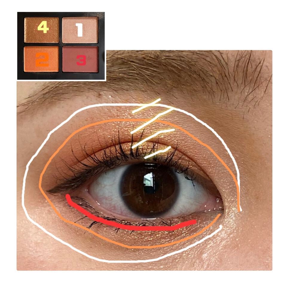 クワッドアイシャドー/NARS/アイシャドウパレットを使ったクチコミ(2枚目)