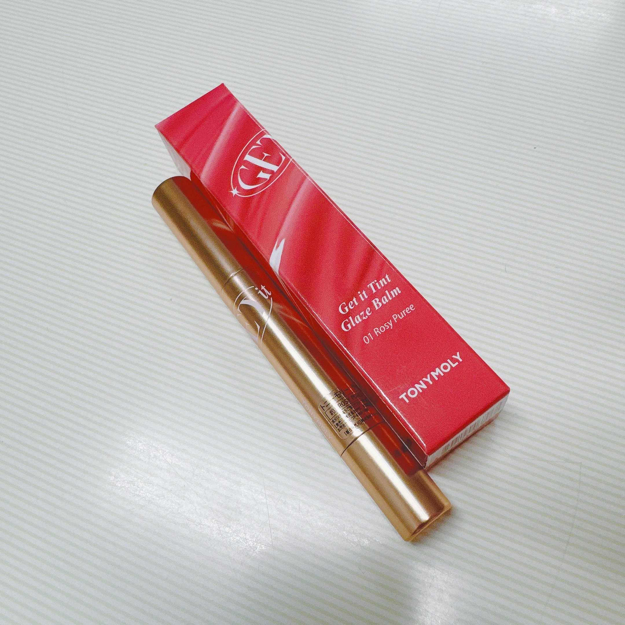 ゲットイットティントグレーズバーム/TONYMOLY/リップティントを使ったクチコミ（1枚目）