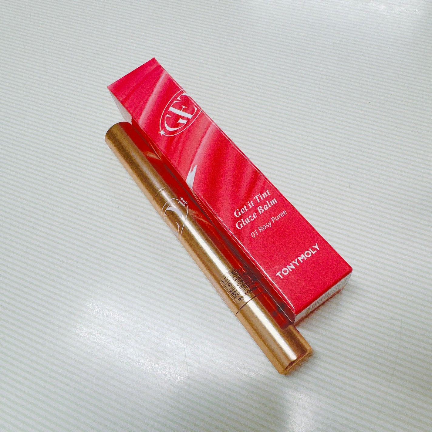 ゲットイットティントグレーズバーム/TONYMOLY/リップティントを使ったクチコミ(1枚目)