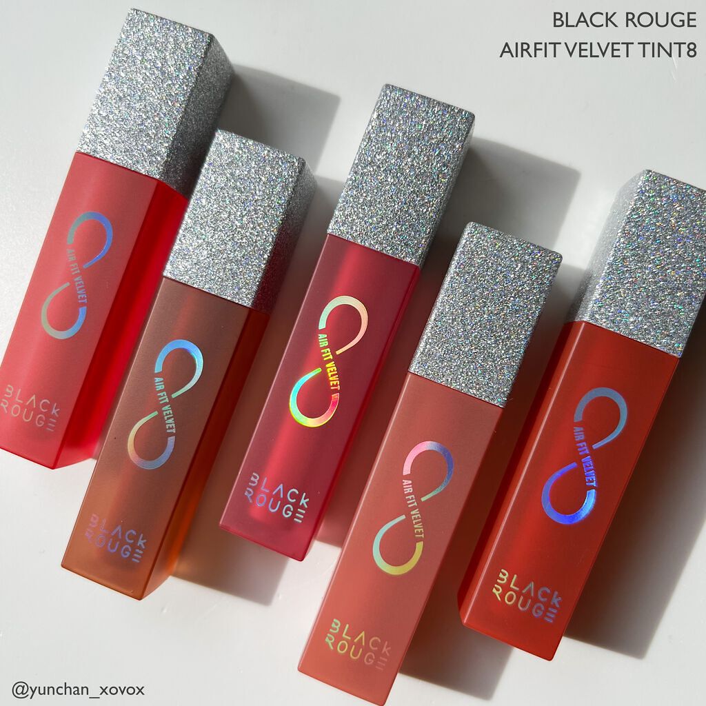 エアフィットベルベットティント/BLACK ROUGE/リップティントを使ったクチコミ(2枚目)