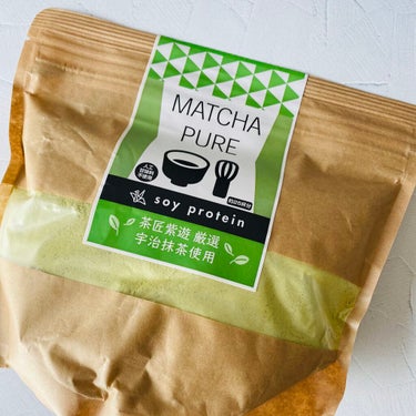 MATCHA PURE（プロテインパウダー）/ピュアパートナー/ドリンクを使ったクチコミ（1枚目）