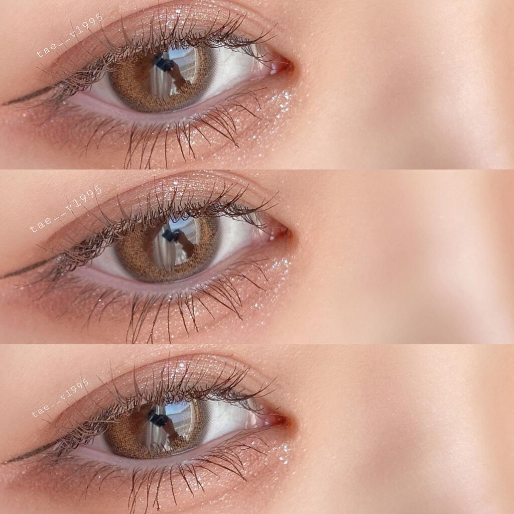 OMG kristin ヘーゼル/Hapa kristin/カラーコンタクトレンズを使ったクチコミ（2枚目）