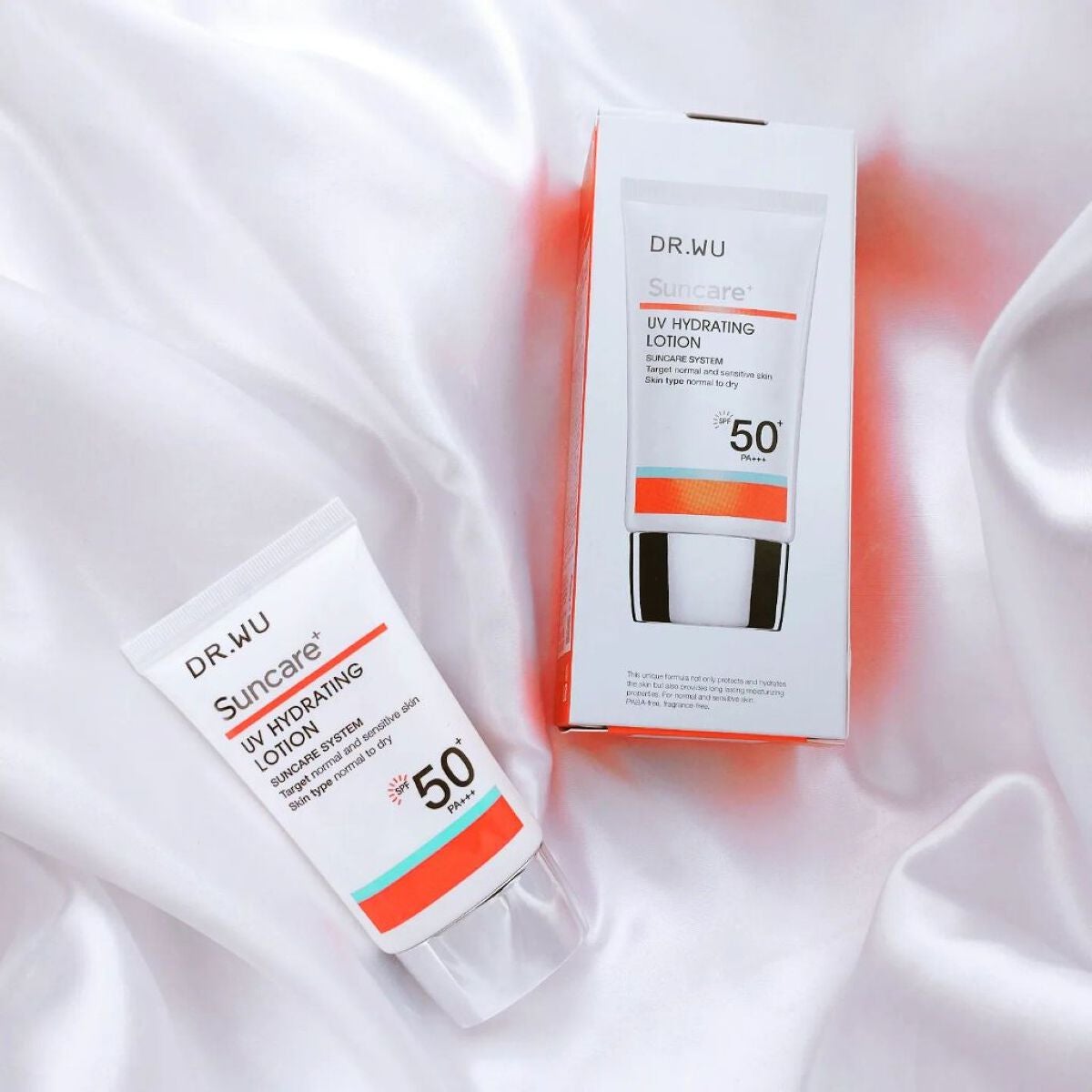 サンスクリーン+ モイスト日焼け止め<日焼け止め>/DR.WU/日焼け止めクリームを使ったクチコミ(1枚目)