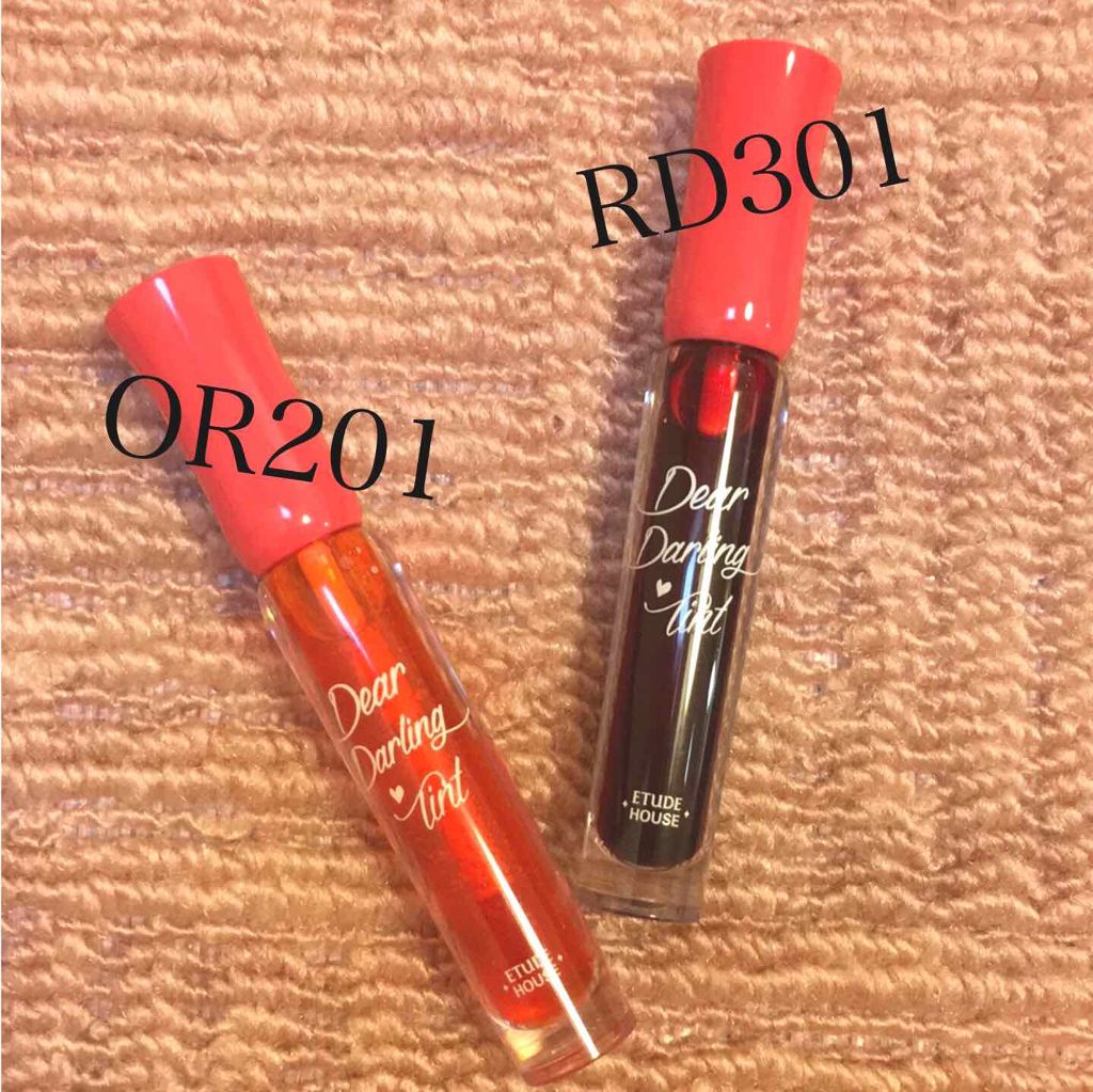 ディアダーリン ウォータージェルティント/ETUDE/リップティントを使ったクチコミ(2枚目)