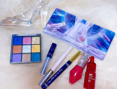 UR GLAM　BLOOMING EYE COLOR PALETTE/U R GLAM/パウダーアイシャドウを使ったクチコミ（2枚目）