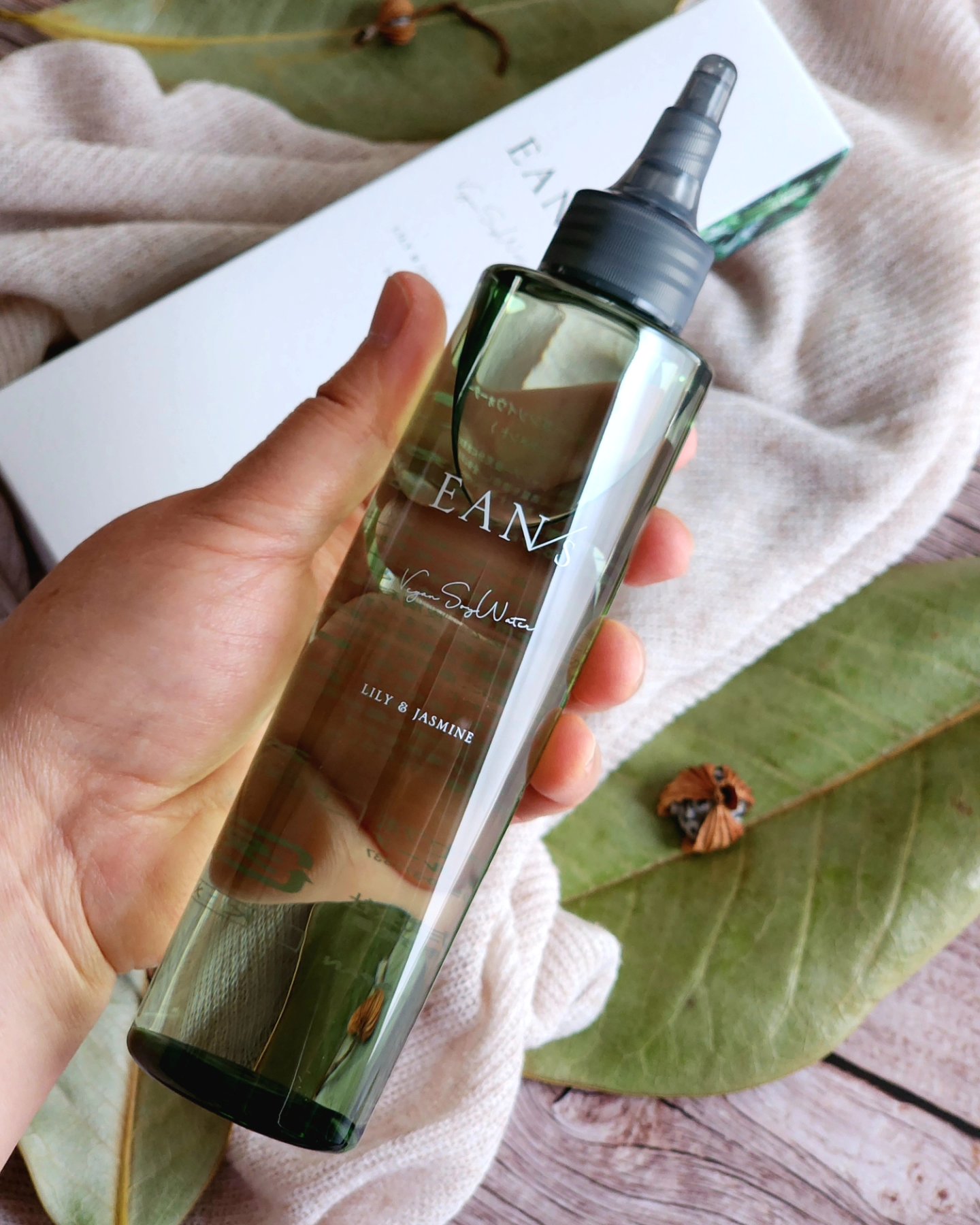 ヴィーガンソイウォーター/エアンス/洗い流すヘアトリートメントを使ったクチコミ（3枚目）